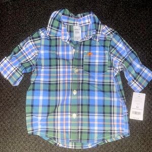 12 Month boys button up shirt